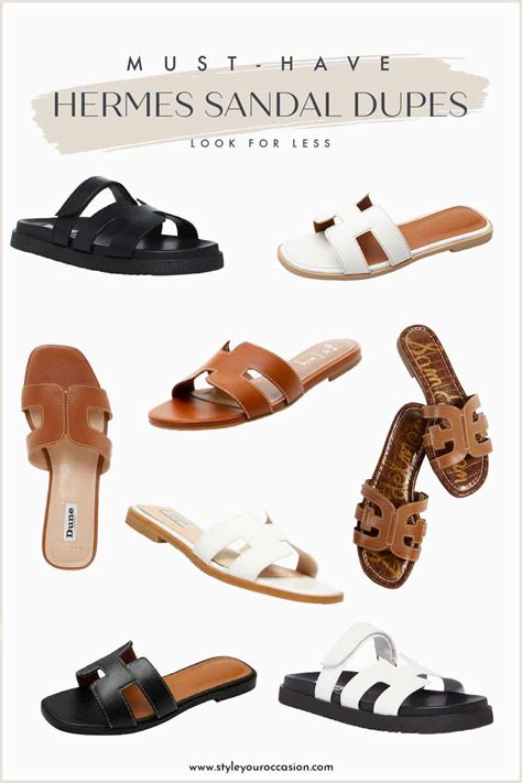 hermes replica sandals|hermes dupe sandals primark.